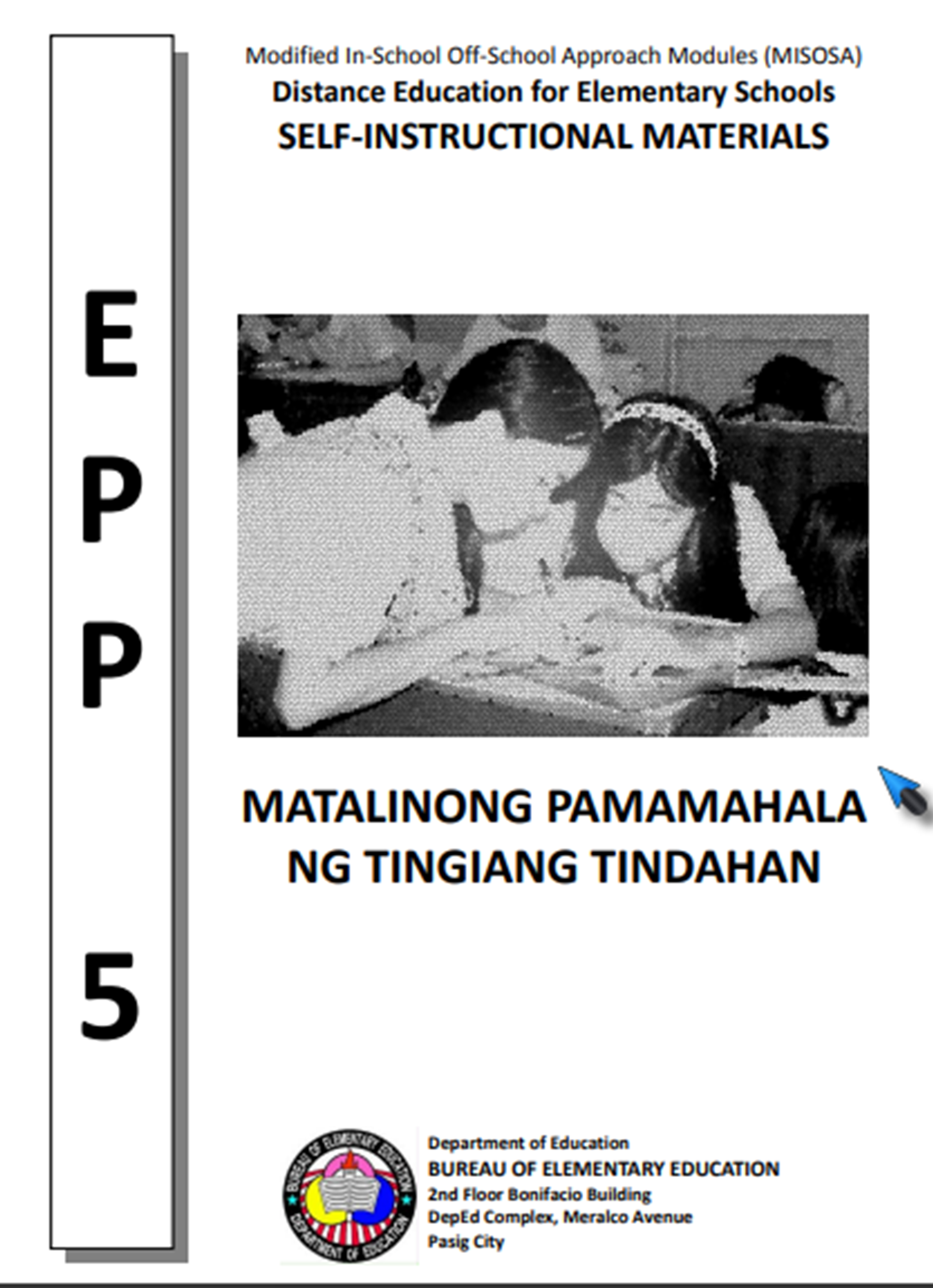 GRADE V MATALINONG PAMAMAHALA NG TINGIANG TINDAHAN