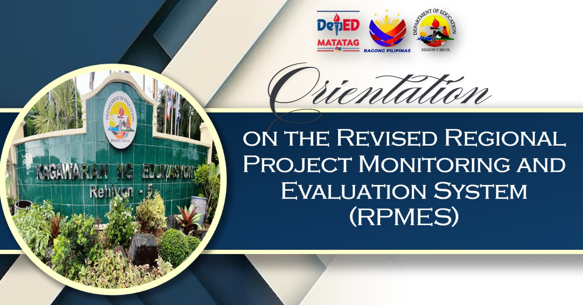 Reorientation of eRPMES to DepEd ROV Functional Division M and E Focal Persons