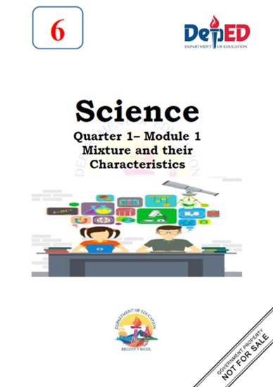 MIXTURES AND THEIR CHARACTERISTICS - WEEK 1